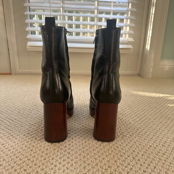 Marc Fisher Black Platform Bootie - Picture 7 of 10